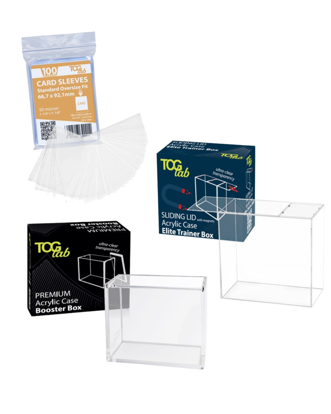 Bundle Tcg lab - 1 teca ETB / 1 teca Box & 1 pack Card sleeve