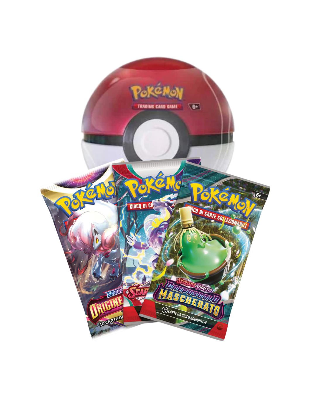 Pokeball 3 buste - Origine/crepuscolo/s&v