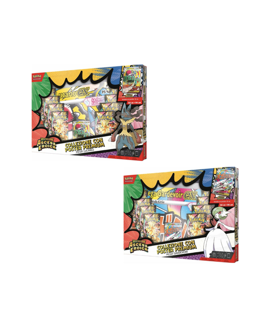 Coppia Collezione Mega lucario & mega gardevoir - Ascesa eroica ITA
