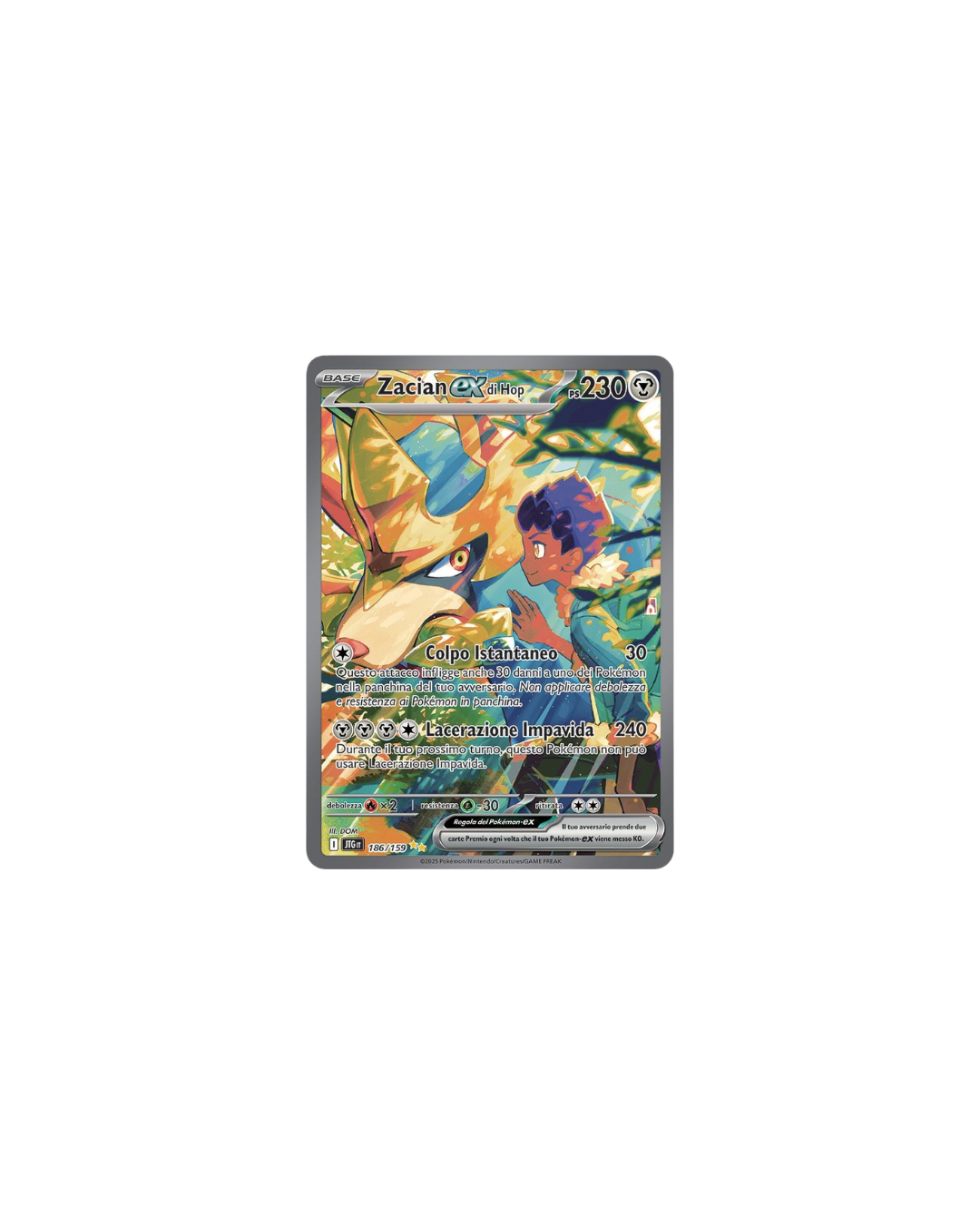 Zacian ex 186 Avventure insieme ITA - NM
